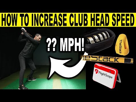 How to Increase Club Head Speed! Flightscope MEVO+ & The Stack! (FIRST LOOK)