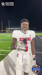 Senior WR/DB Lakeyleon Graves after Kilgore's win last night in Huntsville Kilgore College Kilgore Bulldogs Football | Longview Gameday