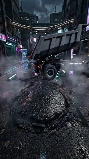 Fixing the streets of the future. 🛠️✨