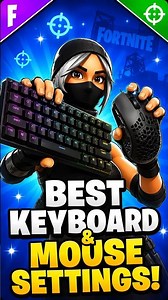 💯 Best KEYBOARD & MOUSE Settings In NEW FORTNITE SEASON #fortnite #fortniteclips #ad