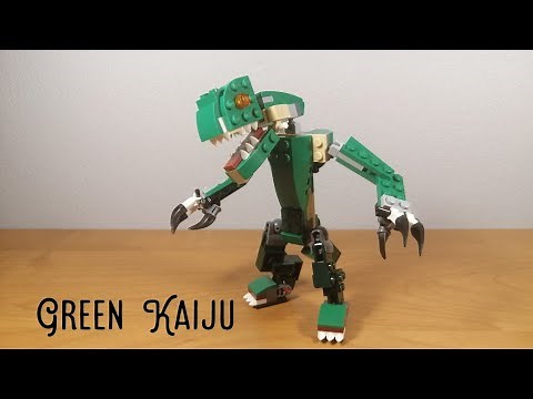 Lego 31058 alternate build Green Kaiju