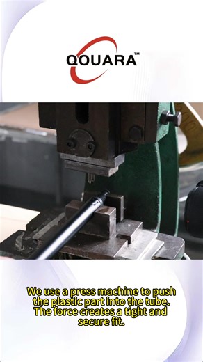 How do you insert plastic parts into a tube opening? #fyp #oem #odm #wholesale #chinafactory