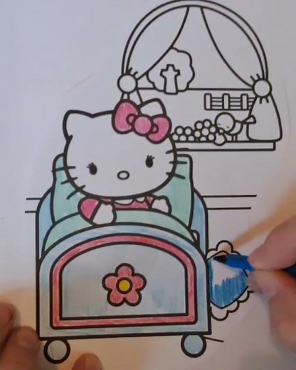 hello kitty coloring pages