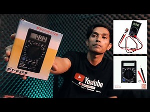 MULTIMETER AVOMETER MULTITESTER DIGITAL DT 830B Unboxing