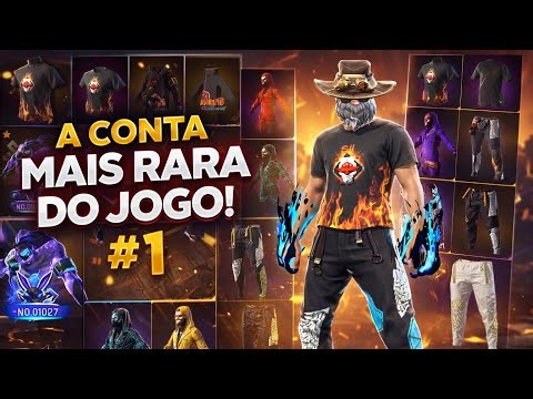 Evaluating the rarest Free Fire account - the top 1 - I showed all the in-game items!