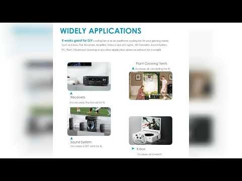 Review: 120mm AC Powered Fan with Vriable Speed Controller, AC 110V to 220V Vriable Speed Fan ...