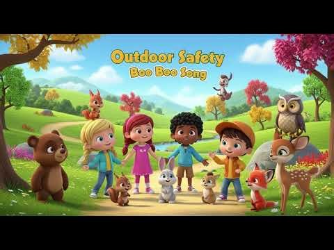 Boo Boo Song – Elsa and Her Daughter’s Outdoor Safety Adventure in the Frozen Kingdom ❄️🌳💙