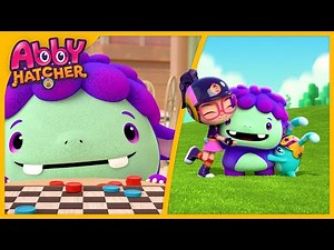 Grumbles Makes New Friends and MORE | Abby Hatcher | Cartoons for Kids