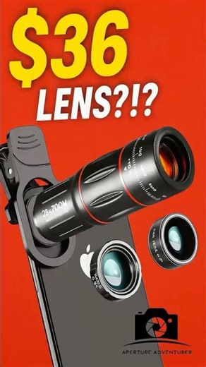 28X Lens Kit Turns Phone Into DSLR!