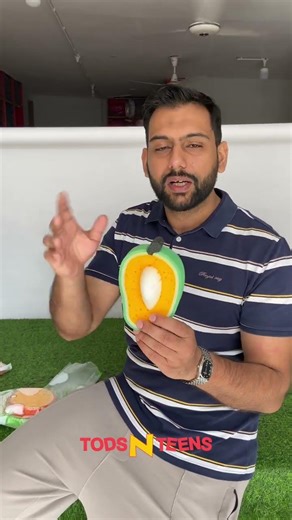 Fruit Shape Baby Bath Sponge | Soft & Gentle Bathing Sponge for Kids | Best in Pakistan