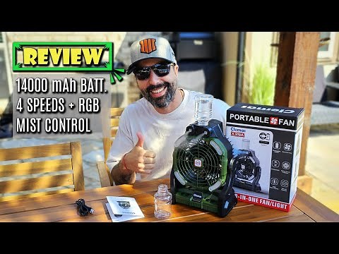 Ultimate Portable Water Misting Fan for Camping