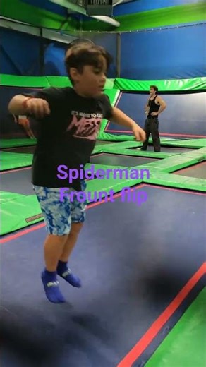Spiderman front flip