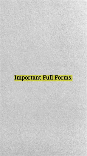 bookspie._ on Instagram: "Ever wondered what Wi-Fi, ATM, or SIM really stand for? We use these terms daily without stopping to think about their full meanings. But knowing them not only boosts your general knowledge-it also sharpens your confidence in conversations, exams, and interviews. From tech to communication to everyday abbreviations, here's a quick refresher on full forms that everyone should know. This is Part 2 of the series-because learning never ends, and neither should curiosity. Un