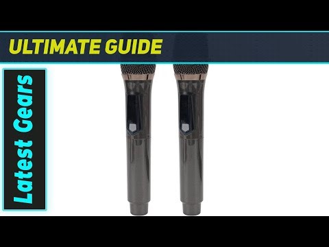 KIMISS UHF Microphone System: Best Dual Wireless Mic for Stage & Home KTV