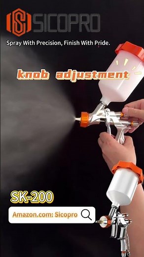 Sicopro SK-200 Spray Gun | Precision Spraying for a Smoother, Cleaner Finish