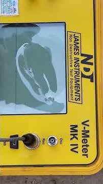 Ultrasonic Pulse Velocity Test ASTM C597, V Meter for Concrete Cracks Determination. Part 2