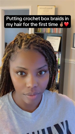 First Time Trying Crochet Box Braids for a New Look