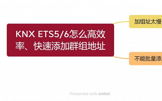KNX ETS5 ETS6群组地址 快速 高效 开发 软件编程 开关 调光 DALI双色温 项目规划 KNX编程还能这样玩吗？