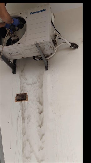 Panasonic AC service || wett service #technician #airconditioner #coolingsolutions