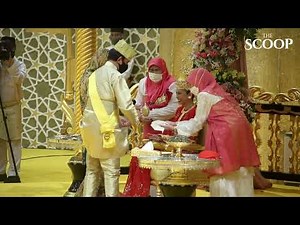 Royal wedding: Powdering ceremony for Brunei's Princess Fadzilah