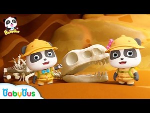 Paleontologist Kiki's Exlporation | Dinosaur World | Learn Dinosaur Names | BabyBus - Videos For Kids