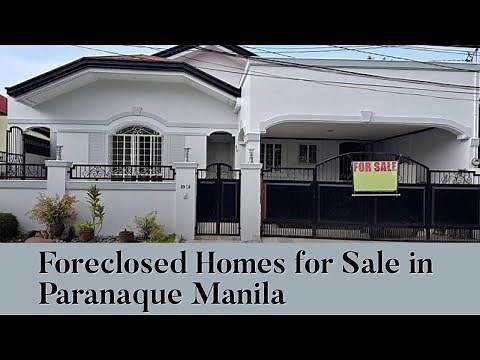Foreclosed Houses for Sale in Paranaque, Manila Philippines
