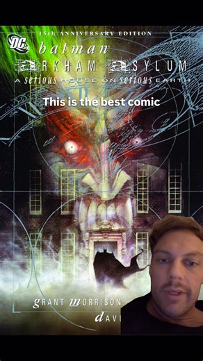 The best Batman comic I’ve seen, the art by Dave McKean is amazing. It’s inspired me to create 👀