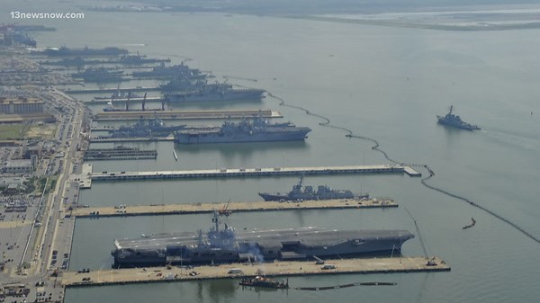 Bomb threat cleared at Naval Station Norfolk