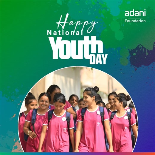 1.4K views · 160 reactions | Celebrating the power of #skills on #NationalYouthDay! Adani Skill Development is making learning immersive and has contributed towards the bright future of 1.38 lakh young Indians. We remain dedicated to work with & for the #youth, ensuring that they have tools to thrive! #AdaniFoundation #GrowthWithGoodness #SkillDevelopment #India #SwamiVivekanand #Education | Adani Foundation | Facebook