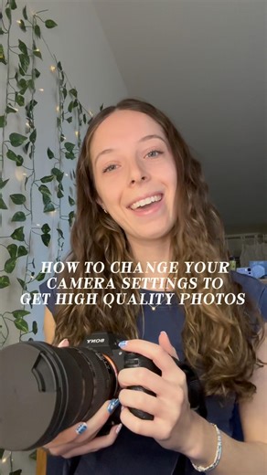 How to change your camera settings to get high quality photos!!