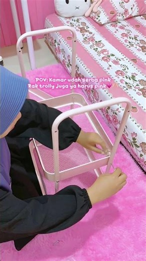 Gemes bgt trolly warna pink😍💗 #roomdecor #pink #aestheticroomdecor #roomaesthetic #ytshorts