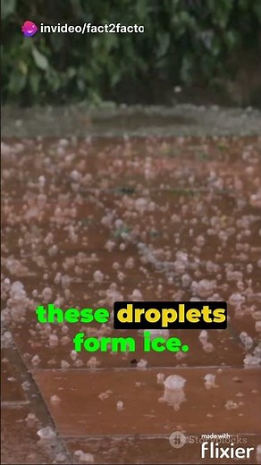 Hailstones formation