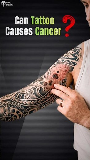 Can Tattoos Cause Cancer? 😱 #tattootips #viral