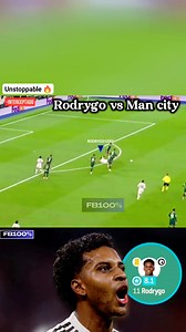 88K views · 5.1K reactions |  La performance complète de Rodrygo vs Manchester City : Le Brésilien a été le joueur le plus dangereux du Real Madrid malgré la défaite ➡️ Il a aussi disputé l'intégralité du match pour la première fois sous les ordres de Xabi Alonso. #Rodrygo #RealMadrid #UCL #ChampionsLeague #FootballBrésilien | Fans du Brésil 100% | Facebook