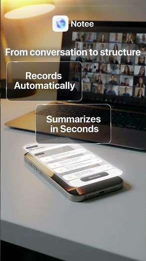 How I Turn Any Meeting Into Editable Notes with Notee