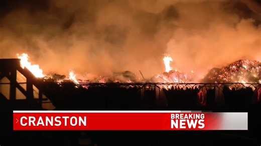 374K views · 3.6K reactions | #UPDATE: A massive brush fire erupts in a Cranston neighborhood Monday night. https://bit.ly/3CxEK0y | NBC 10 WJAR | Facebook