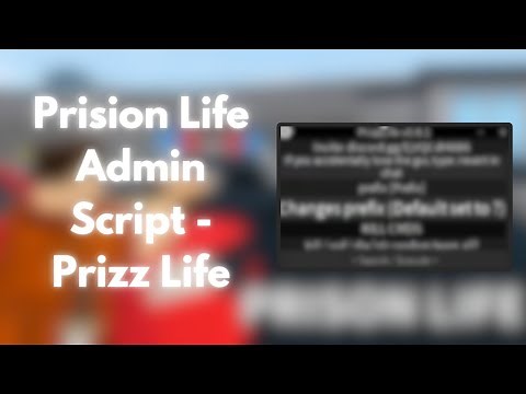 Prizz Life | Prison Life Admin Script | 2025 - Roblox Exploiting #pladmin