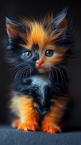 Amazing and adorable tiny fire kitten can burn and melt your heart and soul 😇🙏🏼❤️🥰 Superb, is it? 🧡🖤🤍🤎 #cat #kitten #amazing #adorable #fire #nature #art #love #catlover #kittensofinstagram #viral #viralvideo #reels | Wish Ai Creator