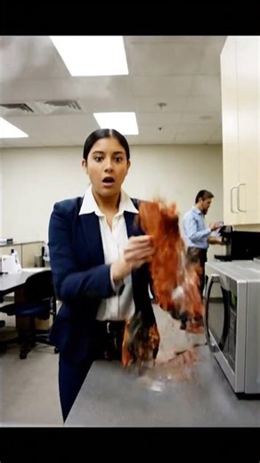 Leftover Pasta EXPLODES in Office Break Room!