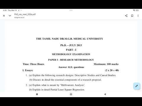 How to download the RMBS model question papers from the Tamil Nadu Dr MGR medical University