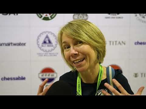 Interview with GM Pia Cramling (Sweden) | 44th Chess Olympiad, Round 6 |