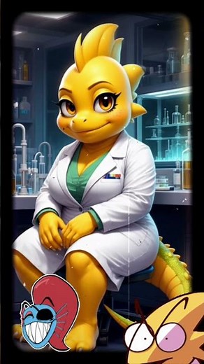 Alphys and Undyne #undertale #alphys