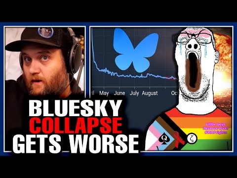 Bluesky Has COLLAPSED! Woke Ownerships Turns On Even More Woke Users In All Out War! It's Beautiful