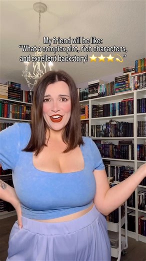 Shelby Goodwin | bookish creator, teacher, & mom on Instagram: "one thing about me is I am never stingy with my star ratings—if the vibes were 5 stars, it’s a 5 star read 🤷🏻‍♀️ 🔊audio by the INCREDIBLE @writesofnovember ✨ #bookstagrammer #readerproblems #bookwormproblems #bookishthings #bookhumor #bookcommunity"