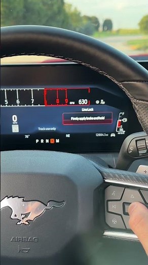 Line lock or traditional burnout method? #cars #s650mustang #automobile #mustang