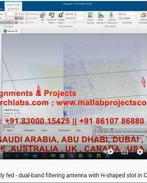 How to model a differentially fed - dual-band filtering antenna with H-shaped slot in CST software