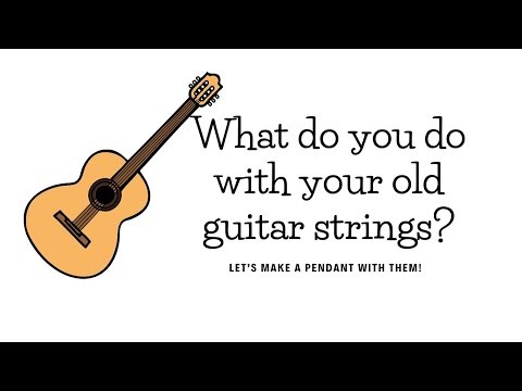 Designing a Pendant Made from Recycled Guitar Strings