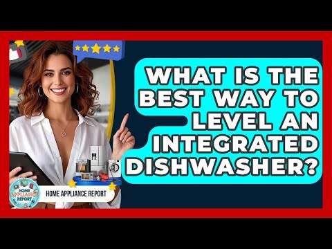 What Is The Best Way To Level An Integrated Dishwasher? - Home Appliance Report
