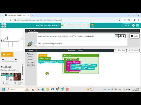 Lesson 23 Functions with Artist 2