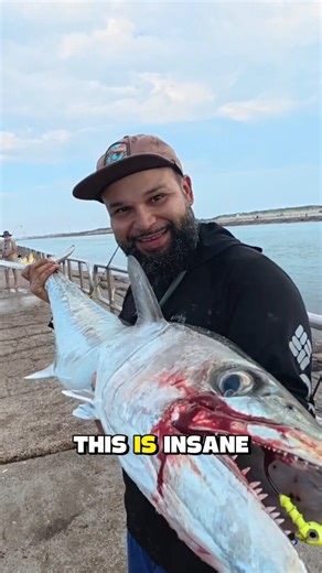 Ray Terrazas on Instagram: "Lucky Catch while Jetty fishing for Redfish #fishing #fish #fisherman"